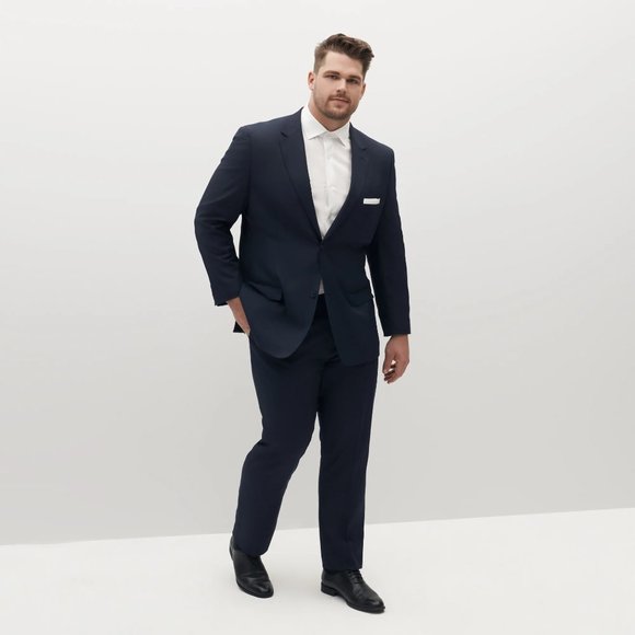 New Navy Blue Suit Jacket and Pants by Suit Shop